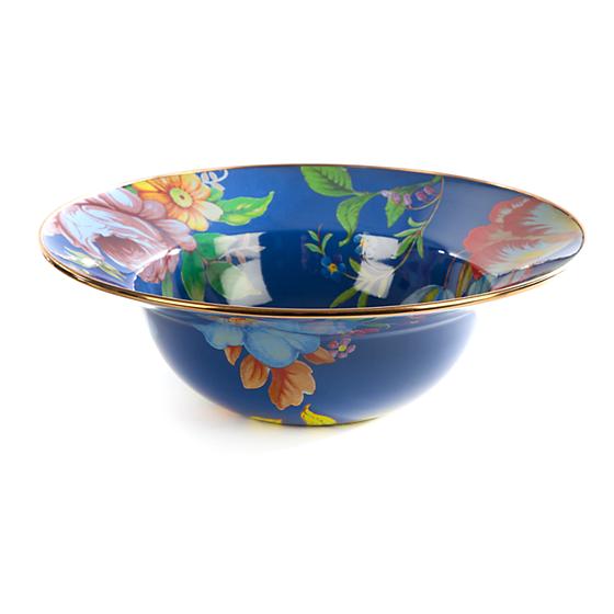 MacKenzie-Childs Flower Market Serving Bowl - Lapis