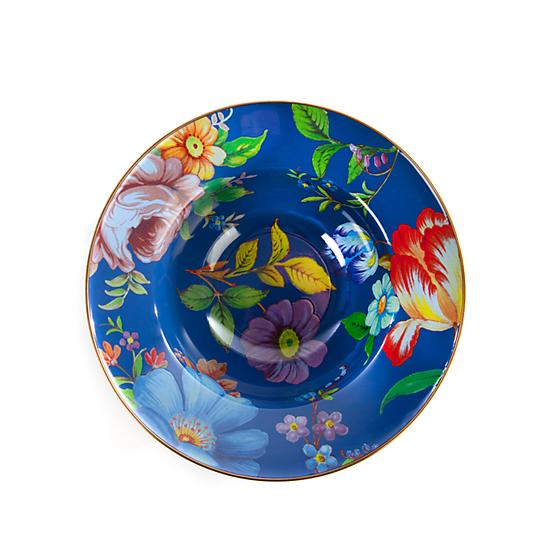 MacKenzie-Childs Flower Market Serving Bowl - Lapis