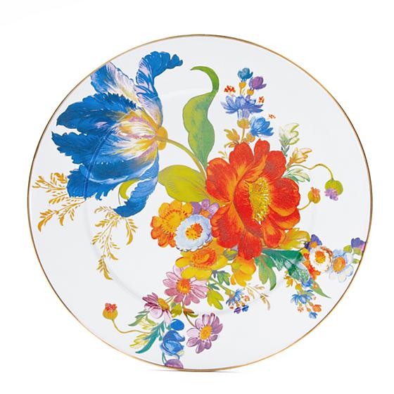 MacKenzie-Childs Flower Market Serving Platter - White