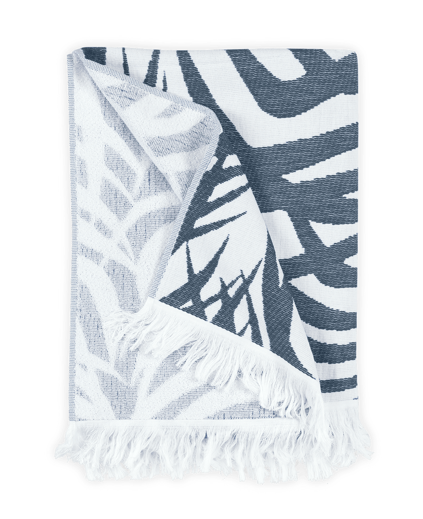 Matouk Zebra Palm Beach Towel Jungle