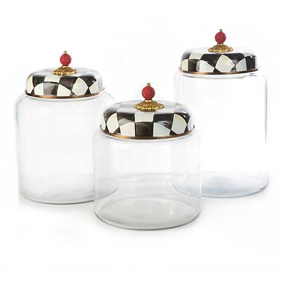 MacKenzie-Childs Courtly Check Kitchen Canister