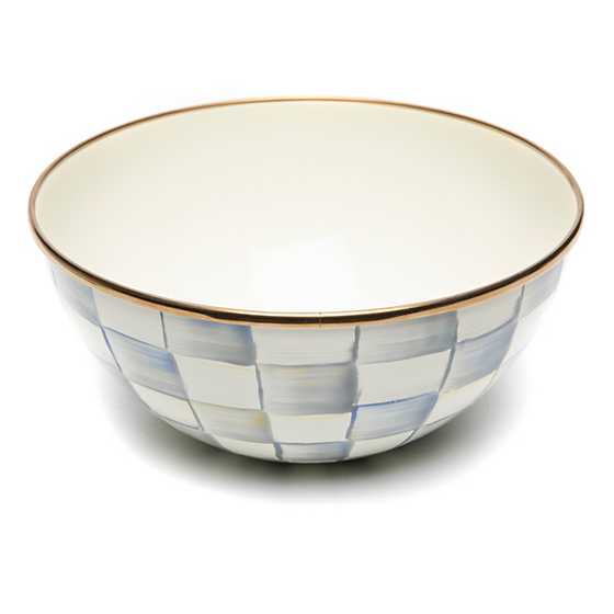 Sterling Check Enamel Everyday Bowl