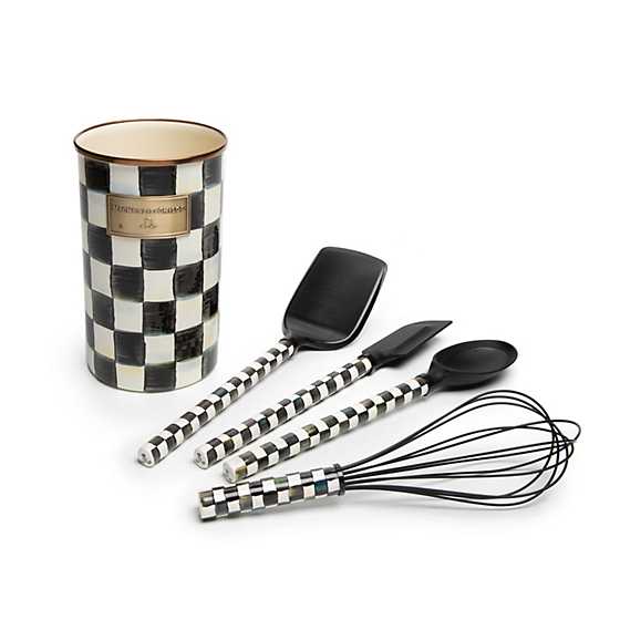 Courtly Check Enamel Utensil Set