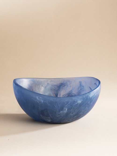 13" Almond Resin Bowl