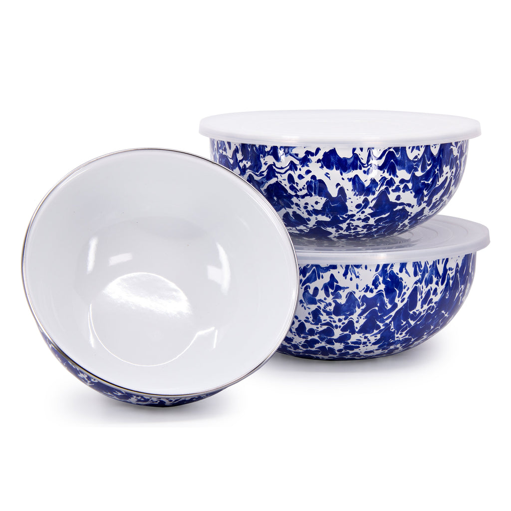 Cobalt Swirl Mixing Bowls