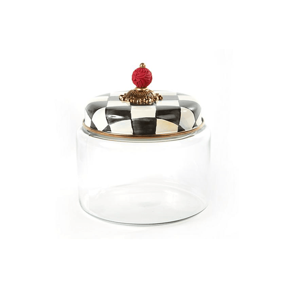MacKenzie-Childs Courtly Check Kitchen Canister