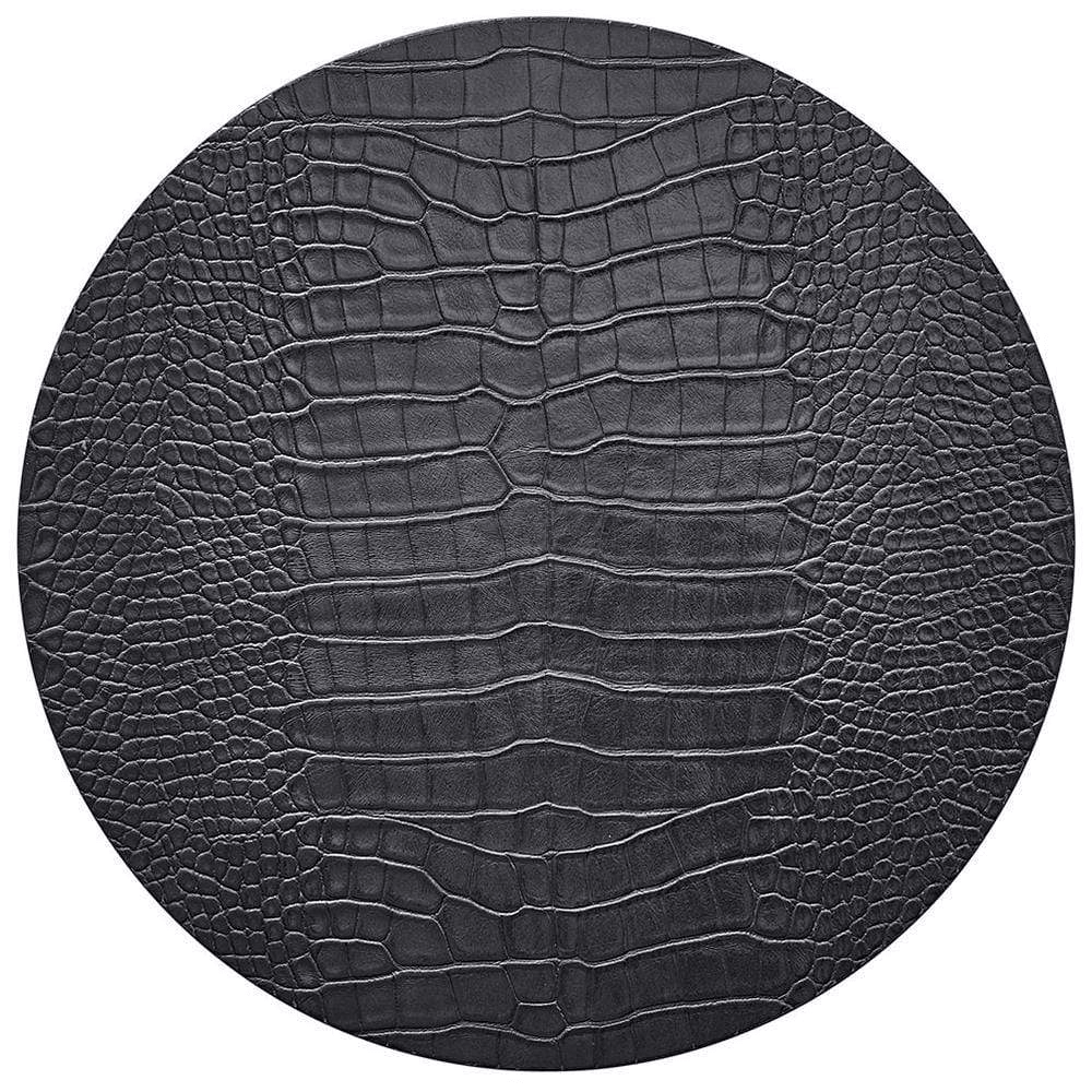 Kim Seybert-Croco Placemat in Charcoal- Set of 4