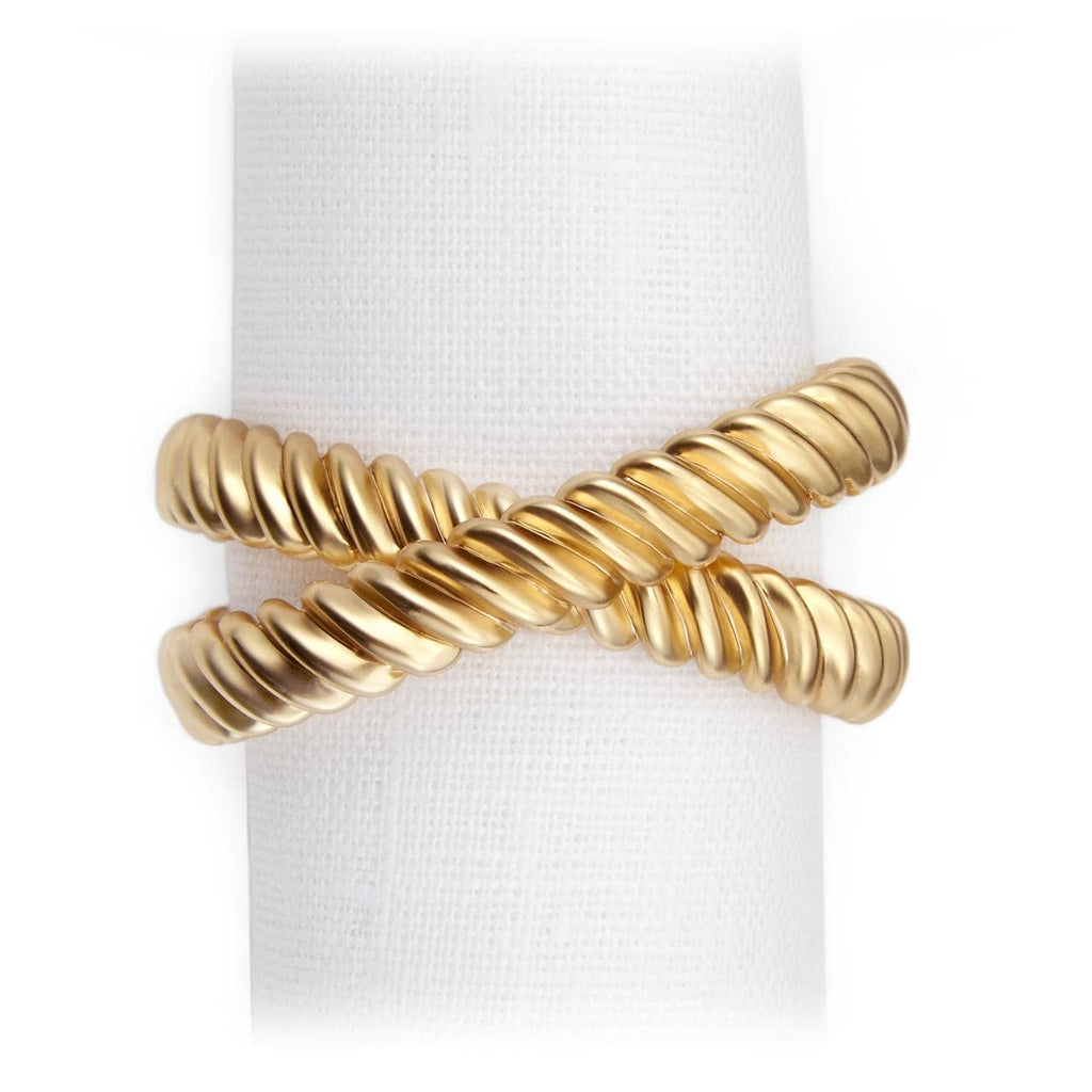 L'Objet Deco Twist Napkin Jewels (Set of 4)