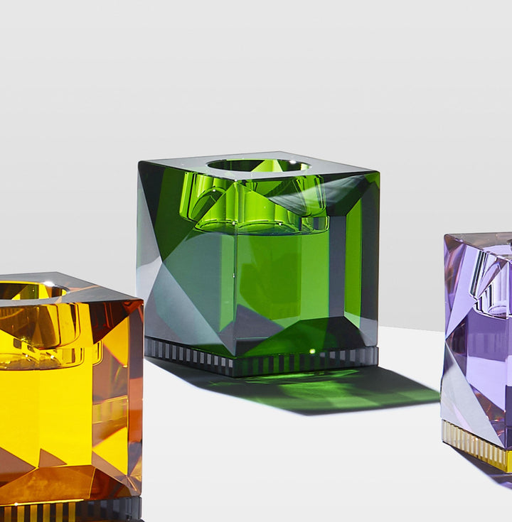 Ophelia Green/Black T-light holder