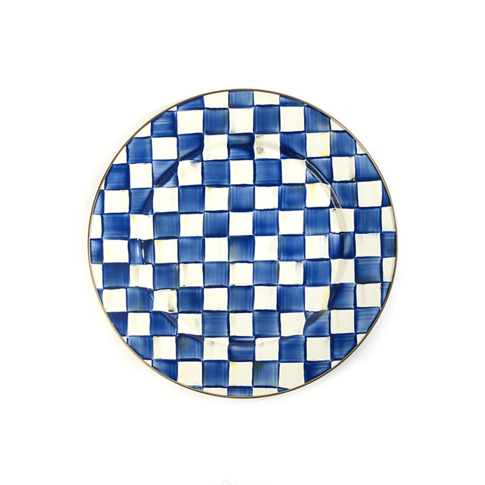MacKenzie-Childs Royal Check Serving Platter