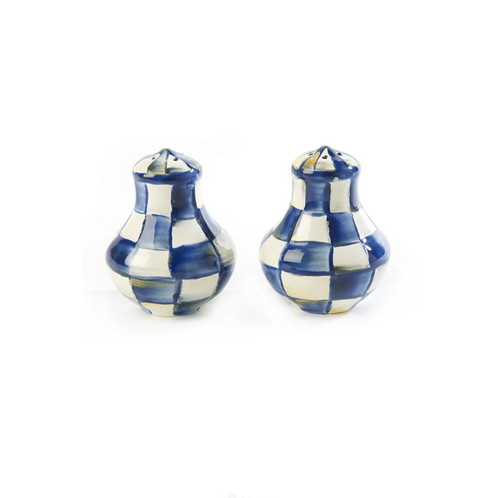 MacKenzie-Childs Royal Check Salt & Pepper Shakers