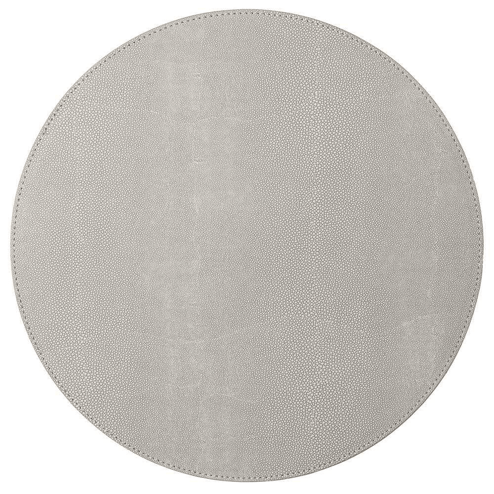 Kim Seybert Shagreen Placemat in Elephant- Set of 4