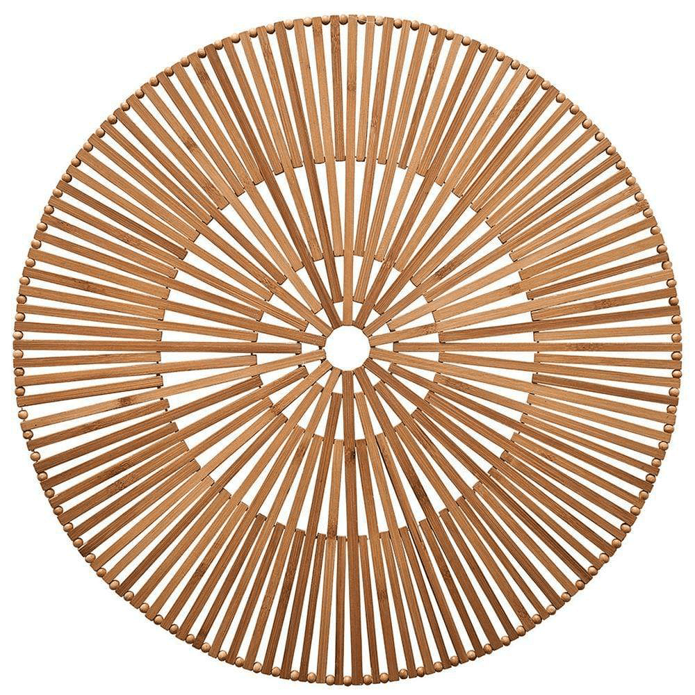 Kim Seybert-Spoke Placemat in Brown- Set of 4