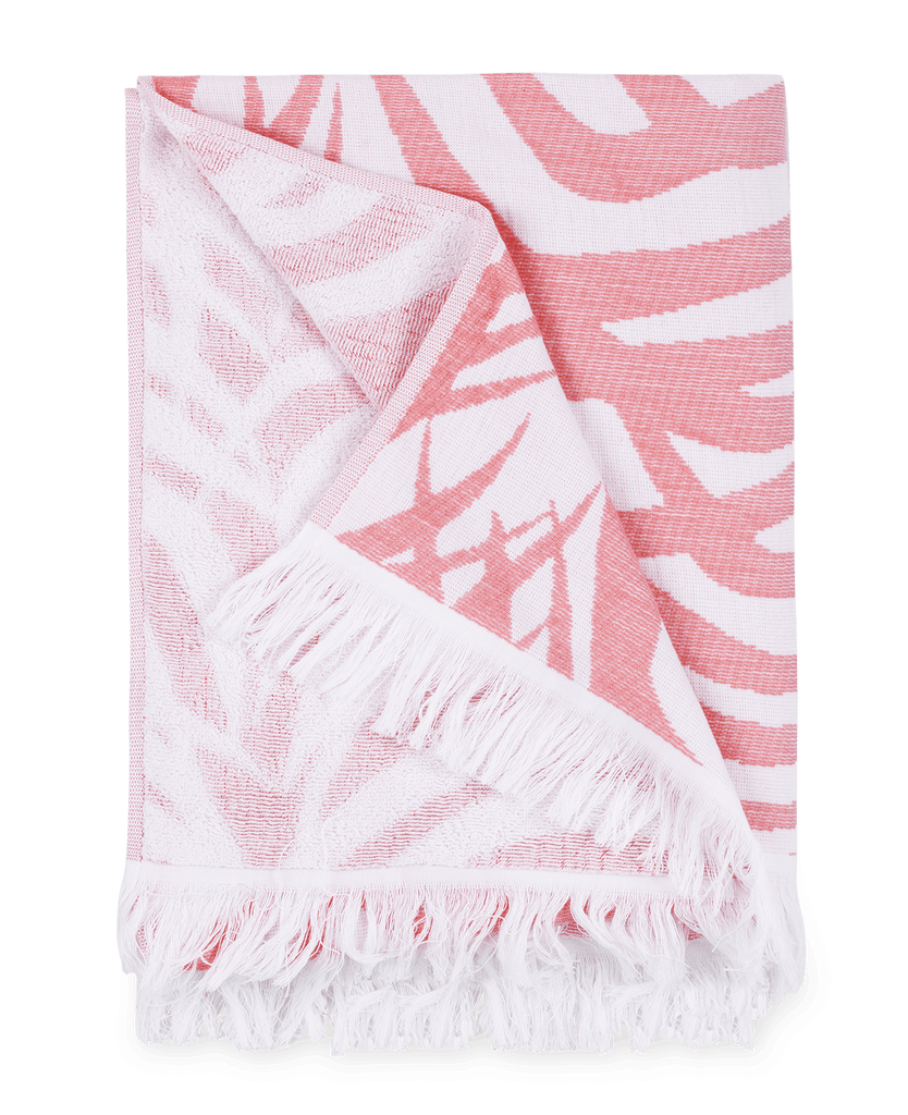 Matouk Zebra Palm Beach Towel Jungle