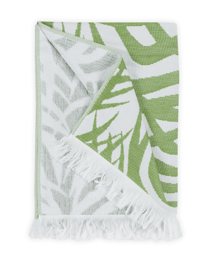 Matouk Zebra Palm Beach Towel Jungle