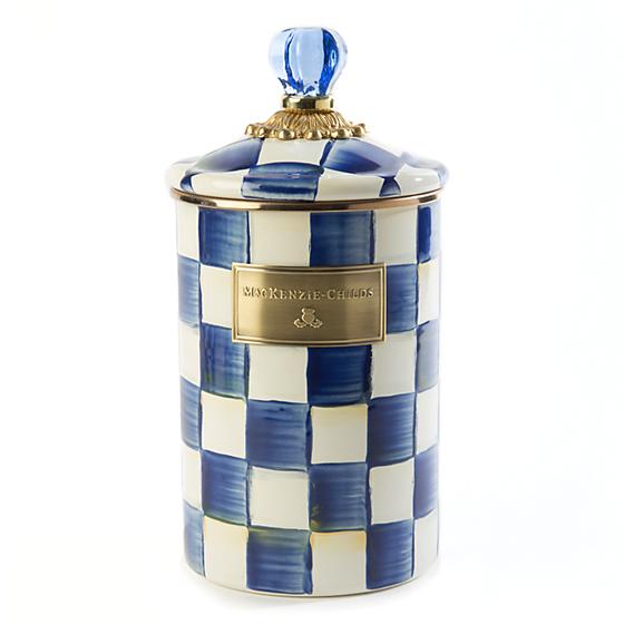 MacKenzie-Childs Royal Check Canister