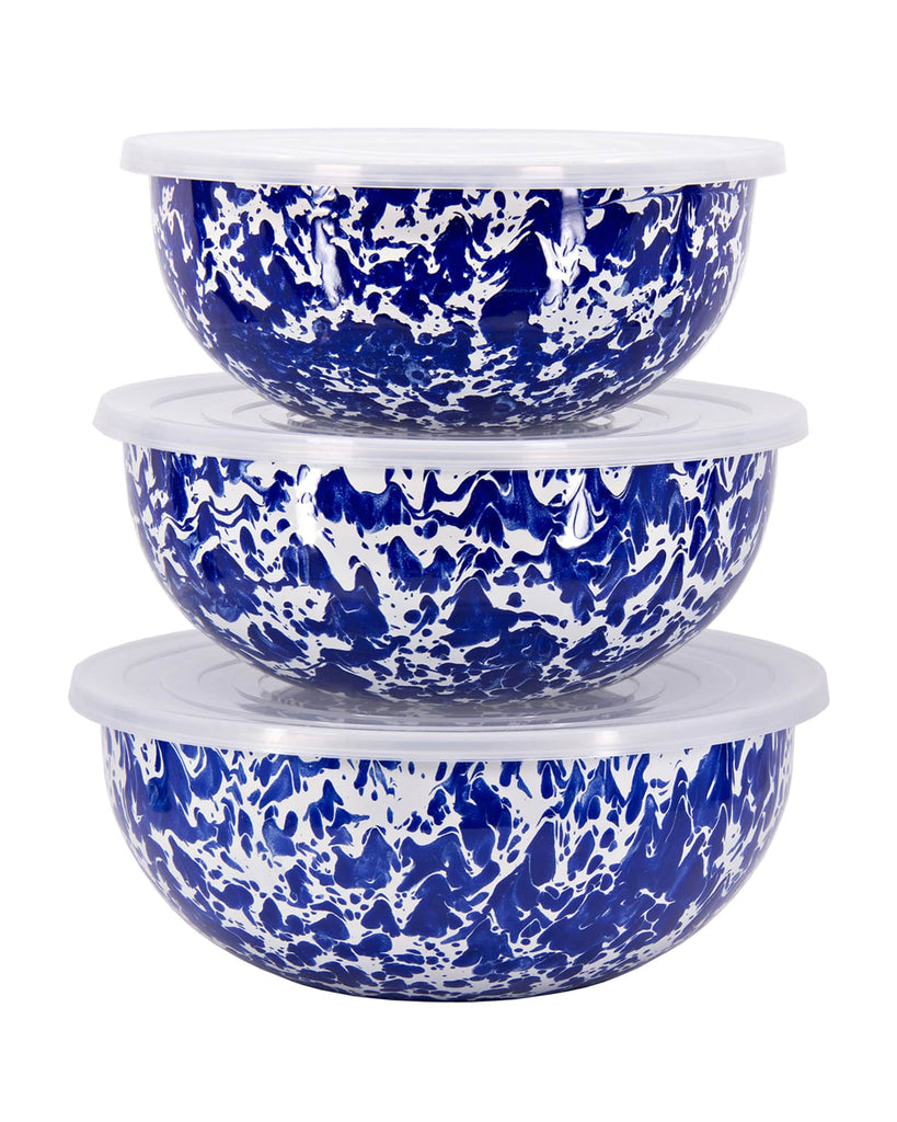Cobalt Swirl Mixing Bowls