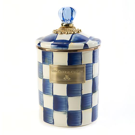 MacKenzie-Childs Royal Check Canister