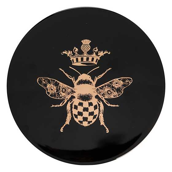 Queen Bee Appetizer Plates - Set of 4