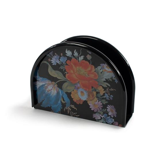 MacKenzie-Childs Flower Market Napkin Holder - Black