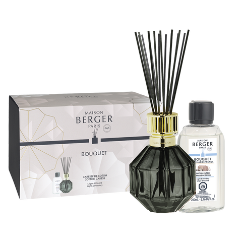 Black Reed Diffuser with Cotton Caress