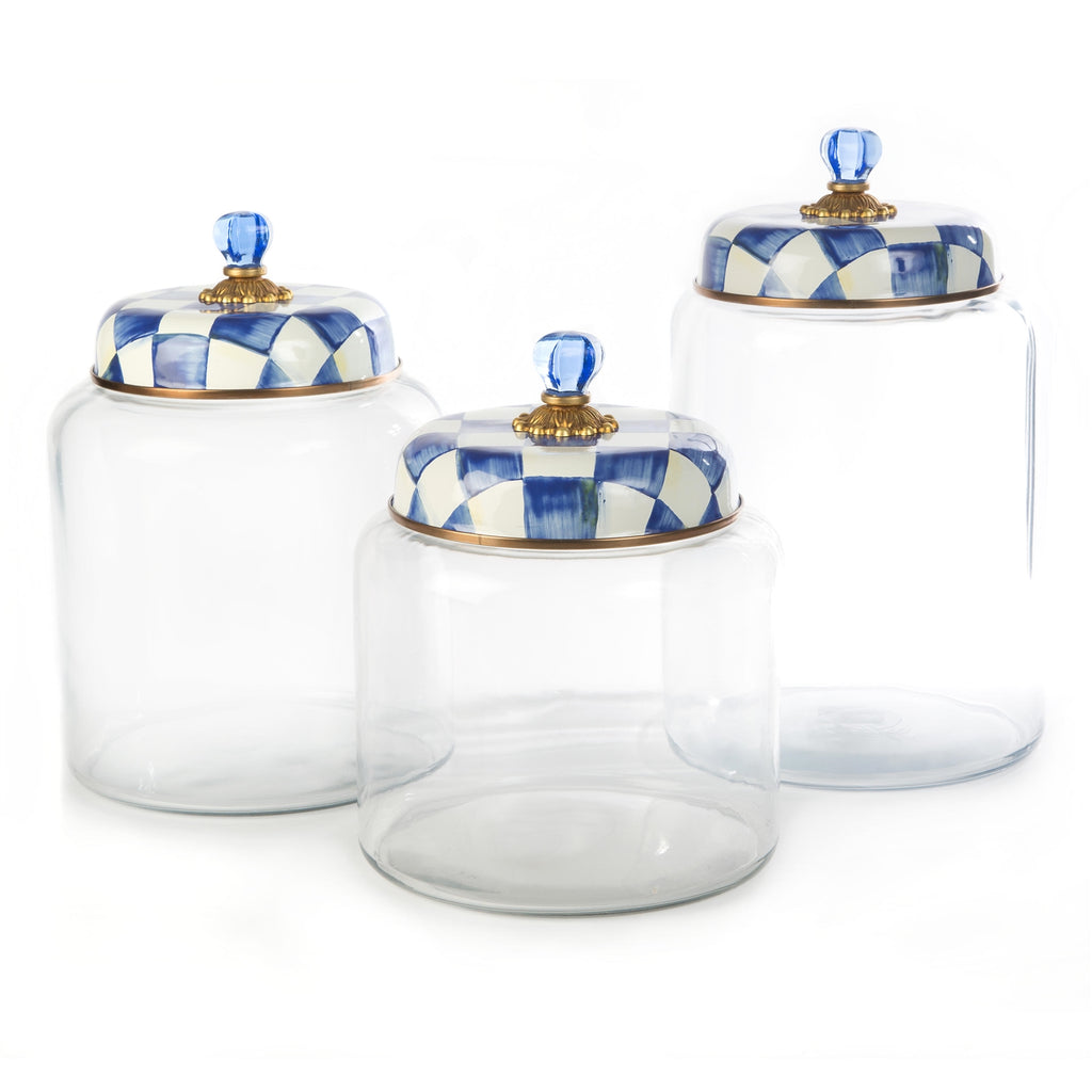 MacKenzie-Childs Royal Check Kitchen Canister