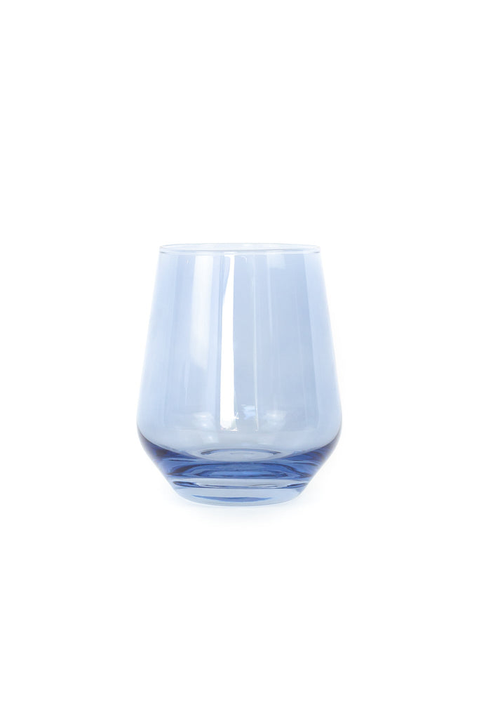 Colored Wine Stemless Blue S6