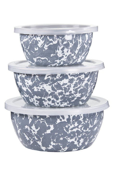 Grey Swirl Nesting Bowls