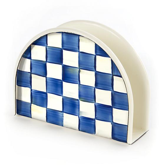 MacKenzie-Childs Royal Check Napkin Holder