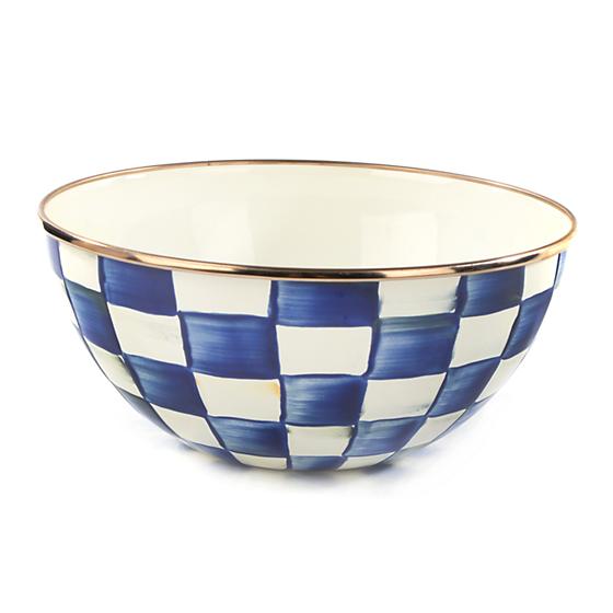 MacKenzie-Childs Royal Check Enamel Everyday Bowl - Small