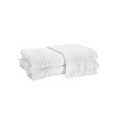 Matouk Kiran Waffle Hand Towel - White